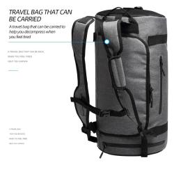 Men Gym Bag Large Travel Training Fitness Workout Sports Bag Backpack Waterproof Dry Wet Shoulder Travel Duffel Bag