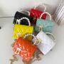 New diamond lattice jelly bag 2024 ladies handbags fashion women's crossbody small perfume jelly bag