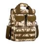 Unisex Tactical Reconnaissance Bag A4 Commuting Shoulder Crossbody Handbag for Men and Women with Durable Zipper Closure