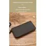 ZF258 Men Long Soft First Layer Cowhide Money Clip Zipper  Pockets Checkbook Cover Slim Card Holder Simple Coin Wallet