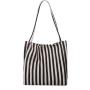 ZR725 Environmentally Friendly Shopping Bag Stripe Fashion Ladies Casual Shoulder Bags Cute Graffiti Simple Versatile Tote bag