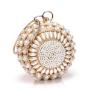 New bridal wedding purses imitation pearl bag handbag women clutches purse spherical evening bags pochette femme