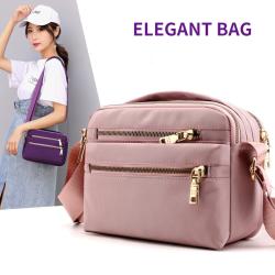 Gelory Latest Fashion Unique Design Ladies Elegant Cross Body Bag Nylon Messenger Strap Shoulder Bag