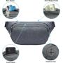 Gelory New Model Fashion Custom Design Lightweight Casual Fanny Pack Headphone Waist Bag For Travel Running Camping Hiking