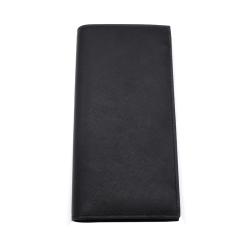 Fashion men's long wallet premium portfolio gift saffiano leather long purse for business men