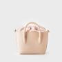 Custom Fashionable Simple and Diagonal Cross Small Women's Bucket Handbags Drawstring Bag