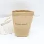 Free Sample Round Bottom Drawstring Jute Burlap Candle Wine Gift Packaging Pouch Custom Logo Perfume Cosmetic Bags