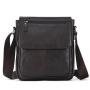 Vintage Men's casual handbags crossbody shoulder bag genuine leather bags brown retro cow leather bags for men