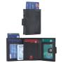 2024 Supplier Customize Aluminum Credit Card Holder Slim RFID Blocking Metal Pop Up Wallet