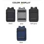 ZWY226 Hot Sale New Men Simple Laptop Backpack Oxford Solid Color Lightweight Backpack Daily Business Work Travel Shoulder Bag