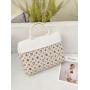Computer bag 2024 new shoulder bag women's fashion design pu leather laptop bag