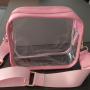 RTS Candy Color Hot Sale PVC Bag Transparent Crossbody Bag Stadium Approved Clear Purse Bag for Concerts Sports Events