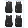 HR173 Fashion Trend Junior High School Student School Bag Nylon Reducing Backpack Travel Commemorative Soft Face Computer Bag