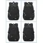 HR173 Fashion Trend Junior High School Student School Bag Nylon Reducing Backpack Travel Commemorative Soft Face Computer Bag