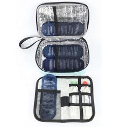 Sky Blue Epipen Carrying Case Insulin Cooling Bag Epipen Carry Case Ice Bag Thermal Cooler Bag Medicine for Insulin