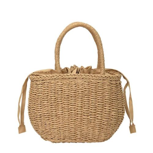 Straw Bag Women 2024 New Ins Fashion Braided Handbag Summer Beach Handbag