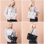 REALER Factory wholesale OEM real leather shoulder crossbody bag fashion casual Oil wax genuine leather tote bags women hand bag