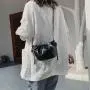 2024 Fashion Small Cloud Bag Female PU Leather Single Shoulder Messenger Bag Women