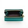 ZR860 Women's Short Zipper Wallet Fashion Girl PU Small Wallet Horizontal Square ID Card Holder Coin Purse Colored Zero Wallet