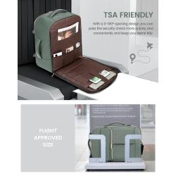 LOVEVOOK Travel Backpack for Women, 40L Carry On Backpack Flight Approved, Waterproof Personal Item Travel Bag Fits 17.3 Laptop