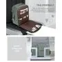 LOVEVOOK Travel Backpack for Women, 40L Carry On Backpack Flight Approved, Waterproof Personal Item Travel Bag Fits 17.3 Laptop
