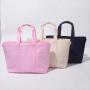 Custom Wholesale Personalized Waterproof Durable Large Zipper Weekender Women Shoulder Handbag Travel Bag Nylon Tote Bag