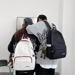 HR035 Latest Fashionable Female High School Student Backpack Nylon Ins Lightweight Casual Bag Recycle Daily Young People Bag