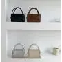 2023 PU Premium Sling Shoulder Messenger Bag Mini Wristlet Hand Clutch Bag Women's Versatile Crossbody Fashion Small Square Bag