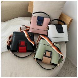 2024 Women's Wholesale Bags New Europe Fashion Single Shoulder Zipper & Hasp Bag  Summer Crossback Bucket Bag