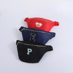 Keymay Stock Multi Colors Fanny Packs For Women Men Hip Bum Bag with Pockets Large Capacity DIY Letters Waterproof Waist Bag