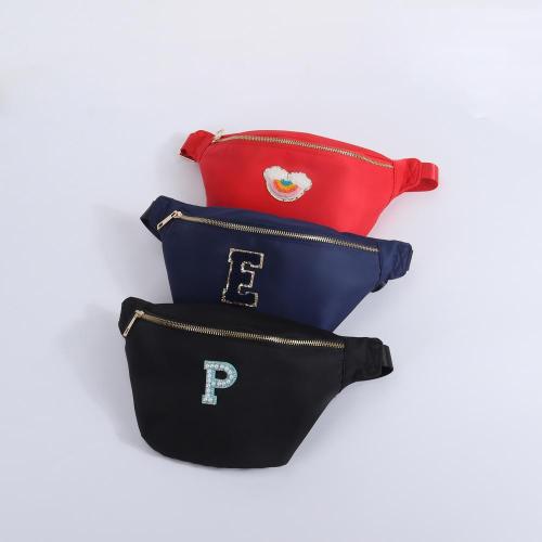 Keymay Stock Multi Colors Fanny Packs For Women Men Hip Bum Bag with Pockets Large Capacity DIY Letters Waterproof Waist Bag