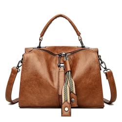 2024 OEM ODM Boston Designer Handbags Factory Vegan Leather Luxury Custom China Women's Shoulder Handbags