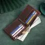 Head Layer Cowhide Wallet Men Card Holder Wallet Large Capacity Carteras Mujer Genuine Leather Wallet Cartera De Hombre