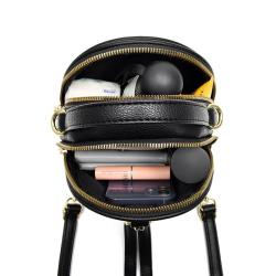 Fashion latest designers women bags black leather cute women's backpacks for girls 2023