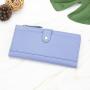 ZR286 New Women's Simple Solid Color Wallet Large Capacity Multifunctional Handbag Zipper Zero Wallet Long Wallet