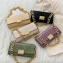 KBW570 Wholesale Ladies New Stone Pattern Stick Bag High Quality Fashion PU Chain Underarm Shoulder Women Bag