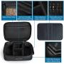 Custom Fabric Carbon Lined Stash Bags Odor Smell-proof Case Smellproof Single Shoulder Bag