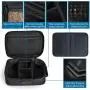 Custom Fabric Carbon Lined Stash Bags Odor Smell-proof Case Smellproof Single Shoulder Bag