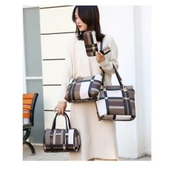 ZR302 New Zimu Bag 2023 Versatile Large Capacity Women's Bag Six Piece Set Wallet One Shoulder Crossbody Handheld Simple