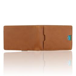 Minimalist Men's Wallet Leather Money Clip Rfid Blocking Clip Wallet Leather Money Clip
