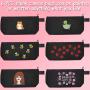 Gelory Custom Travel Toiletry Make Up Pouch Eco Friendly Canvas Zipper Cosmetic Bag With Logo