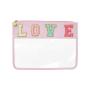 PU+PVC Wash Toiletry Bag Wholesale Customized Waterproof Laser Travel Make Up Cosmetic Bag Travel-Friendly With High Click