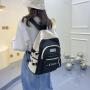 ZR487 Girls Cute Lovely New Fashion Backpack Canvas Custom Logo Schoolbag Travel Student Zipper Minimalist Schoolbag Laptop Bag
