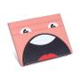 Customized logo RFID Blocking Premium Leather Passport Holder Travel Wallet Cute Cartoon Slim Card Case Credit Card Holder