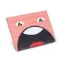 Customized logo RFID Blocking Premium Leather Passport Holder Travel Wallet Cute Cartoon Slim Card Case Credit Card Holder