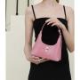 Manufacturer Luxury Mini Bags Women's Half Moon Underarm Bags Ladies Handbags Custom Genuine Leather Ladies Shoulder Bags