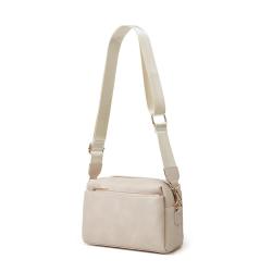 Factory custom women's Vintage Square PU Leather Tote Stylish Mini soft square crossbody bag with shoulder strap