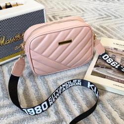 2024 Ladies Roller Camera Bag New Fashionable Lozenge Sling Shoulder Storage with Single Strap Mobile Phone Accessory Case