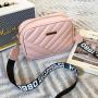 2024 Ladies Roller Camera Bag New Fashionable Lozenge Sling Shoulder Storage with Single Strap Mobile Phone Accessory Case