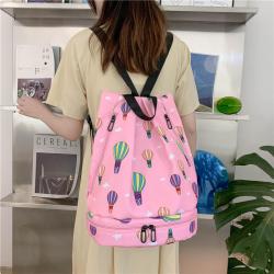 Gelory 2024 Spring Yoga Bag Dry And Wet Separation Independent Shoe Warehouse Multi functional Large capacity Fitness Backpack